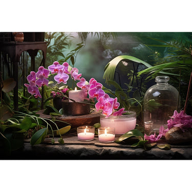 Realistic Orchid Canvas